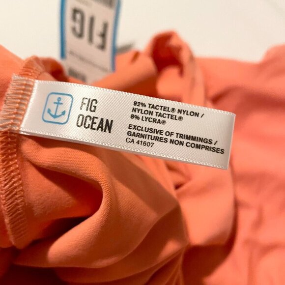 Fig Clothing Ocean Dress Papaya Womens Small - Picture 11 of 16